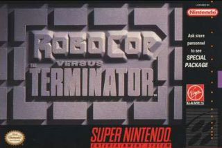 Carátula del juego RoboCop vs The Terminator (Snes)