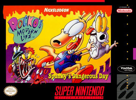Carátula del juego Rocko's Modern Life Spunky's Dangerous Day (Snes)