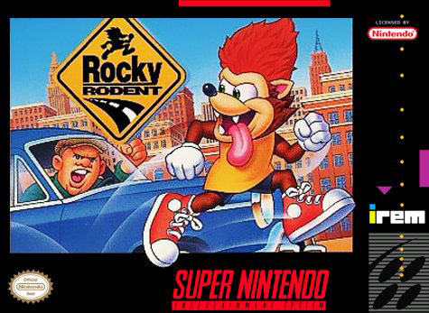 Carátula del juego Rocky Rodent (Snes)