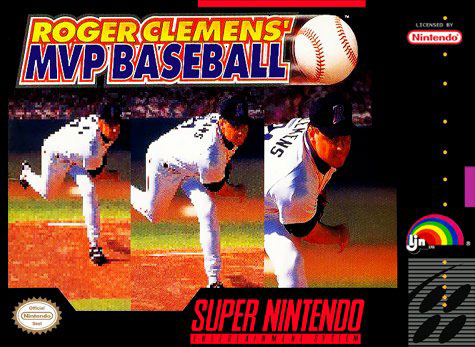 Carátula del juego Roger Clemens' MVP Baseball (Snes)