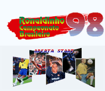 Carátula del juego Ronaldinho Campeonato Brasileiro 98 (Snes)