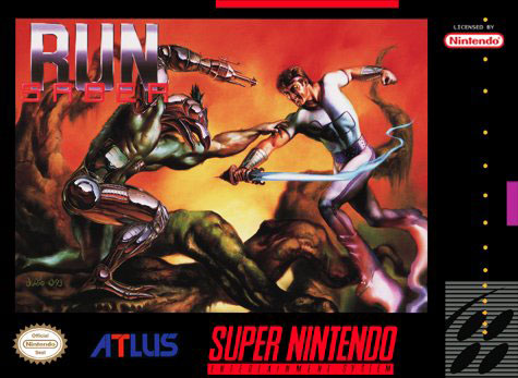 Carátula del juego Run Saber (Snes)