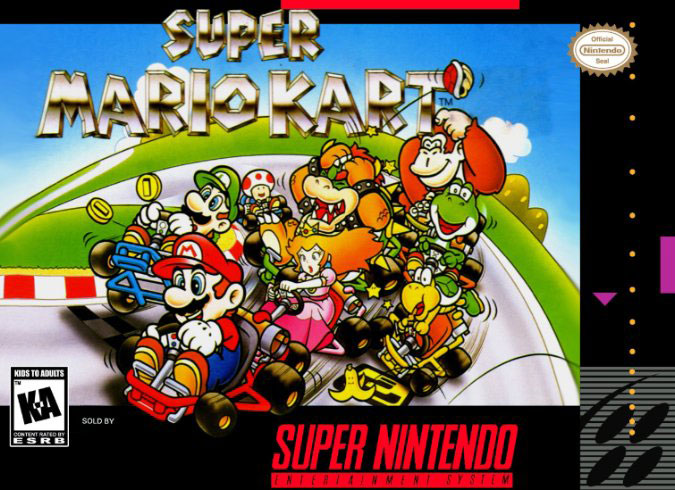 Carátula del juego Super Mario Kart (Snes)