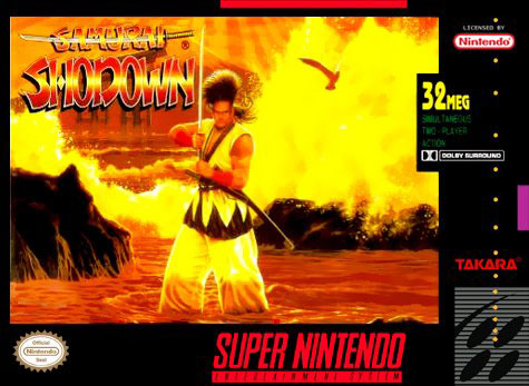 Carátula del juego Samurai Shodown (Snes)