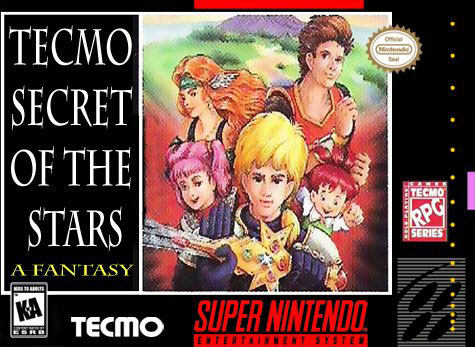 Carátula del juego Tecmo Secret of the Stars (Snes)