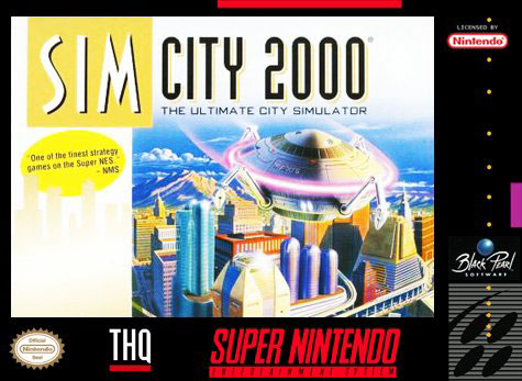 Carátula del juego SimCity 2000 (Snes)