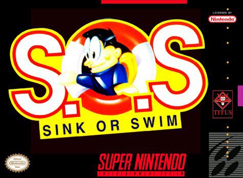 Carátula del juego SOS Sink or Swim (Snes)