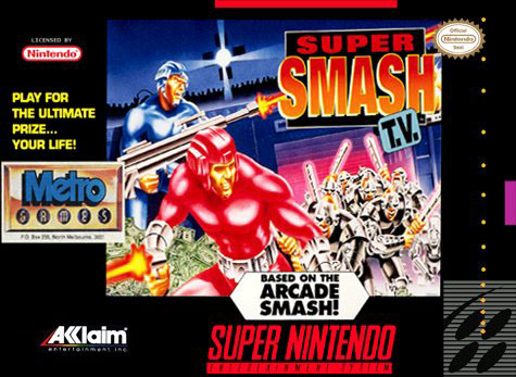 Carátula del juego Smash TV (Snes)