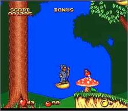 Pantallazo del juego online Snow White in Happily Ever After (Snes)