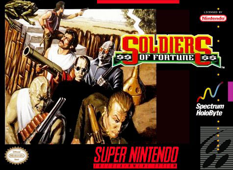 Carátula del juego Soldiers of Fortune (Snes)