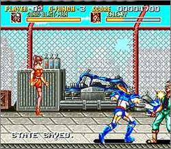 Pantallazo del juego online Sonic Blast Man (Snes)