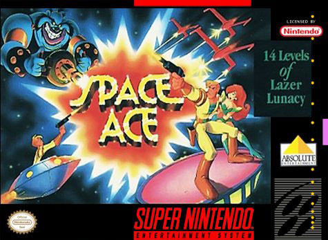 Carátula del juego Space Ace (Snes)