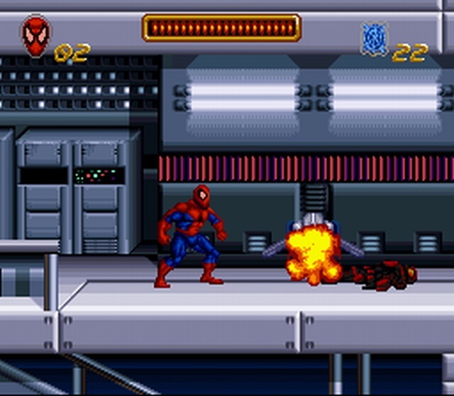 Pantallazo del juego online Spider-Man (Snes)