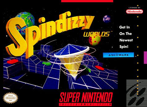 Carátula del juego Spindizzy Worlds (Snes)