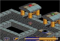 Pantallazo del juego online Spindizzy Worlds (Snes)