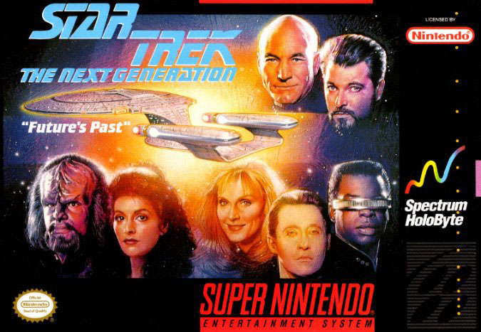 Carátula del juego Star Trek The Next Generation -- Future's Past (Snes)