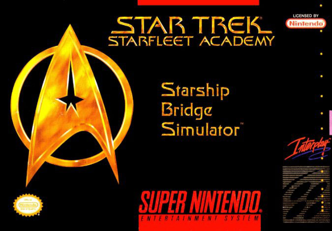 Carátula del juego Star Trek Starfleet Academy (Snes)