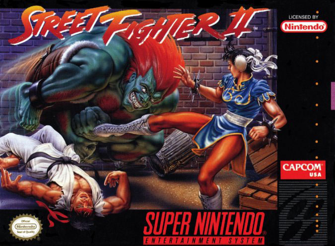 Carátula del juego Street Fighter II The World Warrior (Snes)
