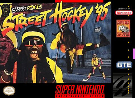 Carátula del juego Street Hockey '95 (Snes)