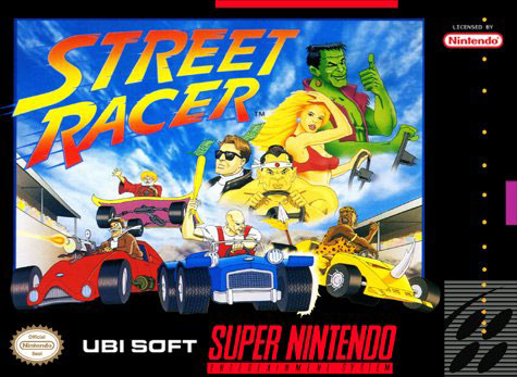 Carátula del juego Street Racer (Snes)