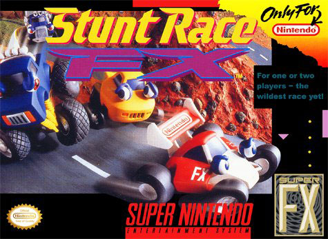 Carátula del juego Stunt Race FX (Snes)