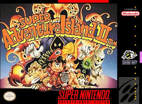 Carátula del juego Super Adventure Island II (Snes)