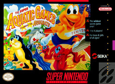 Carátula del juego The Super Aquatic Games (Snes)