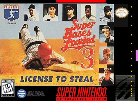 Portada de la descarga de Super Bases Loaded 3: License To Steal