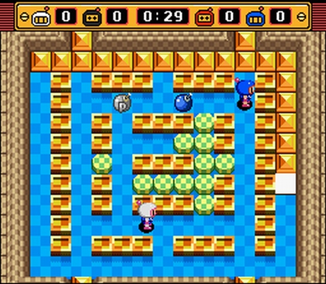 Pantallazo del juego online Super Bomberman 2 (Snes)