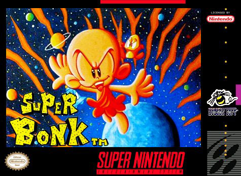 Carátula del juego Super Bonk (Snes)