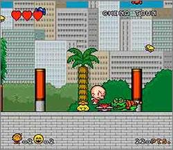 Pantallazo del juego online Super Bonk (Snes)