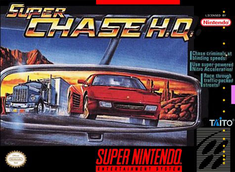 Carátula del juego Super Chase HQ (Snes)