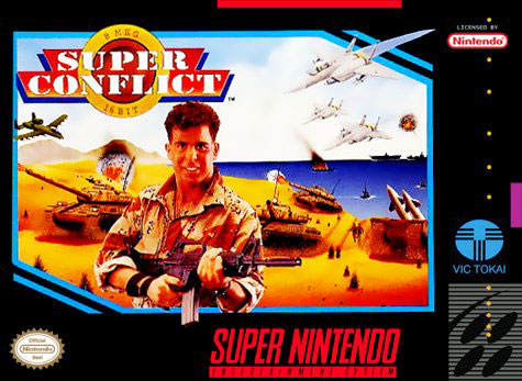 Carátula del juego Super Conflict (Snes)