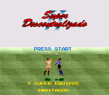 Carátula del juego Futbol descentralizado II (Snes)