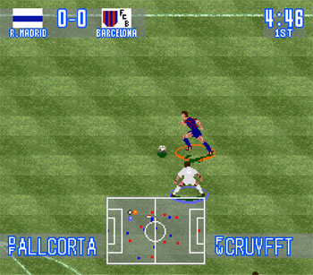 Pantallazo del juego online Futbol descentralizado II (Snes)