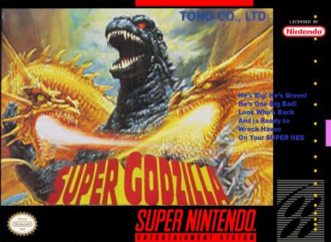 Carátula del juego Super Godzilla (Snes)