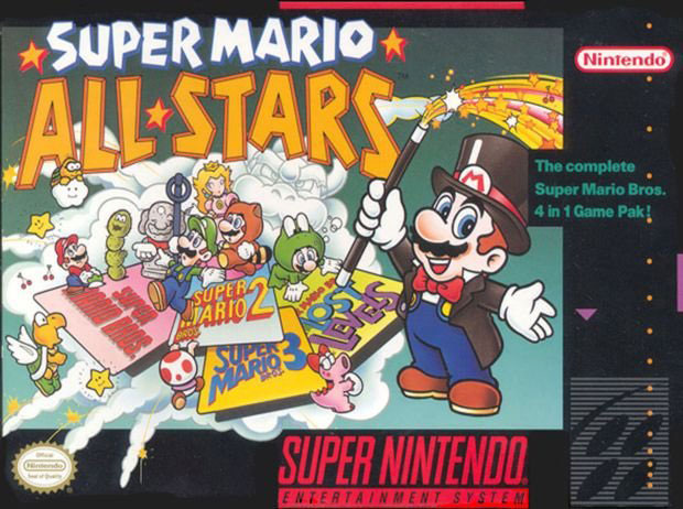 Carátula del juego Super Mario all Stars (Snes)