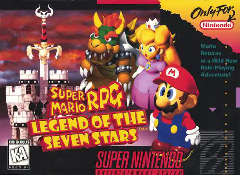 Portada de la descarga de Super Mario RPG – Legend of the Seven Stars