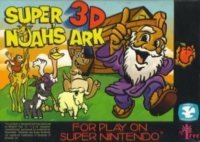 Carátula del juego Super Noah's Ark 3D (Snes)