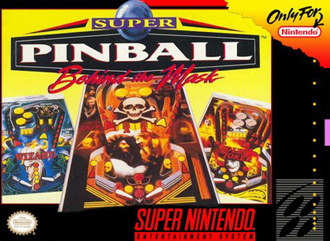 Carátula del juego Super Pinball Behind the Mask (Snes)