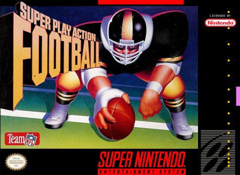 Carátula del juego Super Play Action Football (Snes)