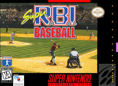 Carátula del juego Super RBI Baseball (Snes)