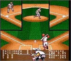 Pantallazo del juego online Super RBI Baseball (Snes)