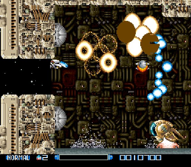 Pantallazo del juego online Super R-Type (Snes)