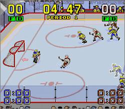 Pantallazo del juego online Super Slap Shot (Snes)