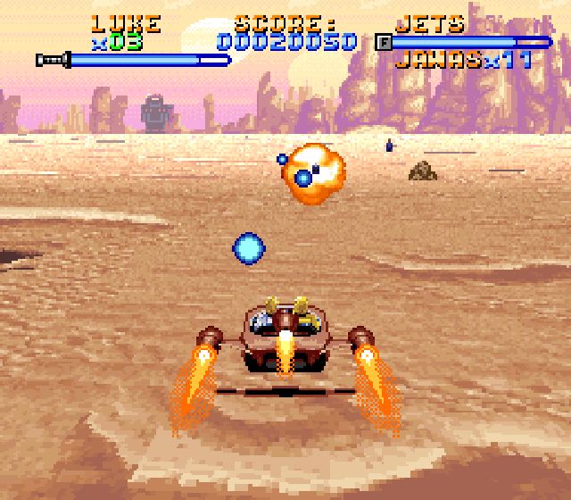 Pantallazo del juego online Super Star Wars (Snes)