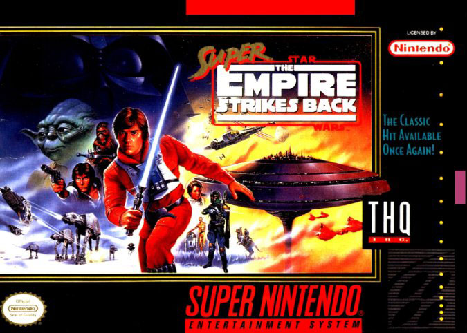 Carátula del juego Super Star Wars The Empire Strikes Back (Snes)