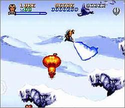 Pantallazo del juego online Super Star Wars The Empire Strikes Back (Snes)