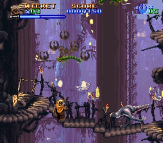 Pantallazo del juego online Super Star Wars Return of the Jedi (Snes)