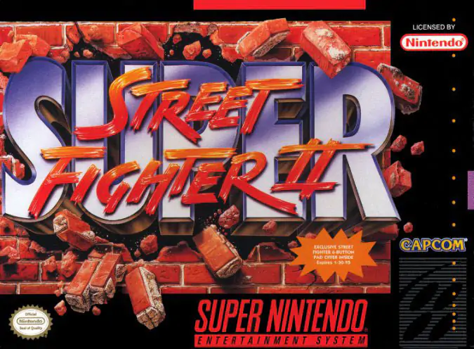 Portada de la descarga de Super Street Fighter II: The New Challengers